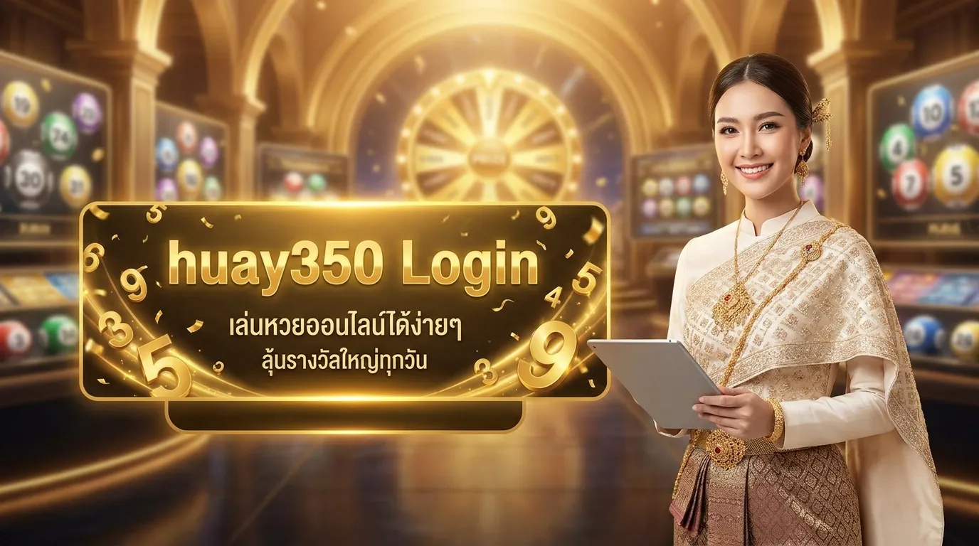 ภาพประกอบหัวข้อ วิธีการเข้าสู่ระบบ huay350